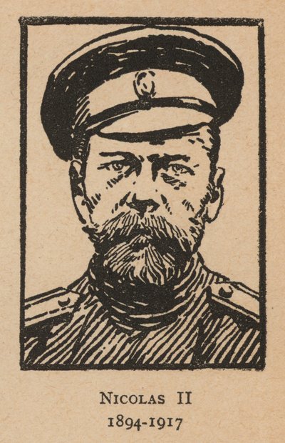 Zar Nikolaus II. von Russland von French School