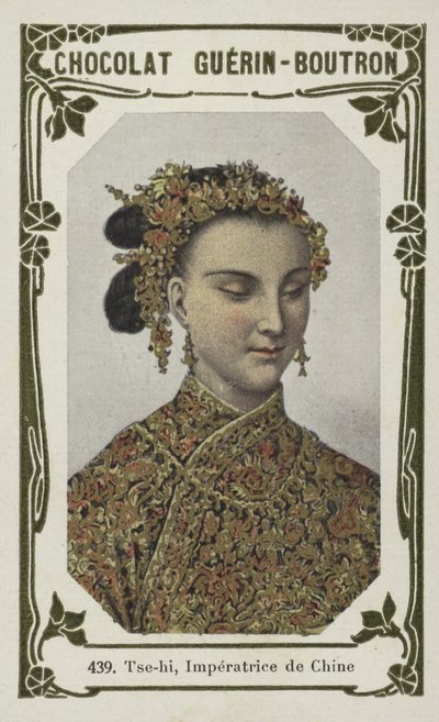 Kaiserinwitwe Cixi von China von French School