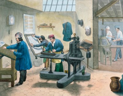 Setzer und Kompositeure von French School