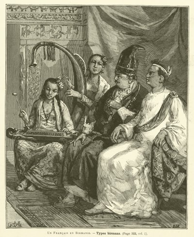 Ein Franzose in Birma (Stich) von French School