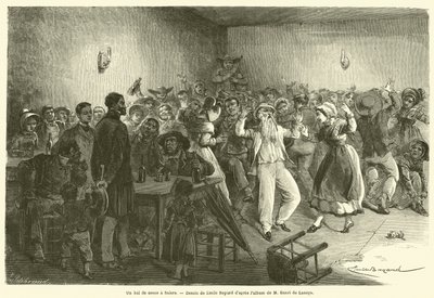 Eine Hochzeitsfeier in Salers von French School