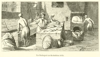 Eine Bäckerei im achtzehnten Jahrhundert von French School