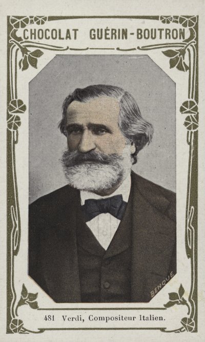 Verdi, italienischer Komponist von French School
