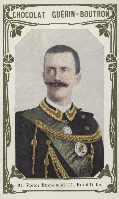 Viktor Emanuel III., König von Italien von French School