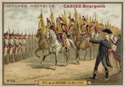 Siegesparade, 29. Mai 1796 von French School
