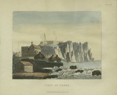 Ansicht von Gorée, 1821 von French School