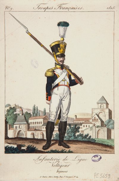Voltigeur der Linieninfanterie, französische Truppen Nr. 9 von French School