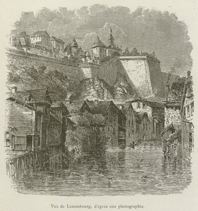 Ansicht von Luxemburg von French School