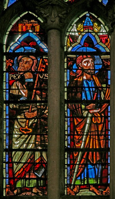 Fenster w106, St. Peter und St. Paul (19. Jh.) von French School