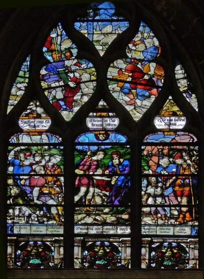Fenster w109, Joseph wird von seinen Brüdern verkauft von French School