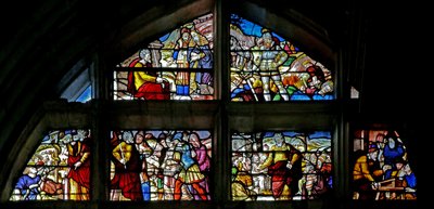 Fenster w130, Szenen aus dem Alten Testament von French School