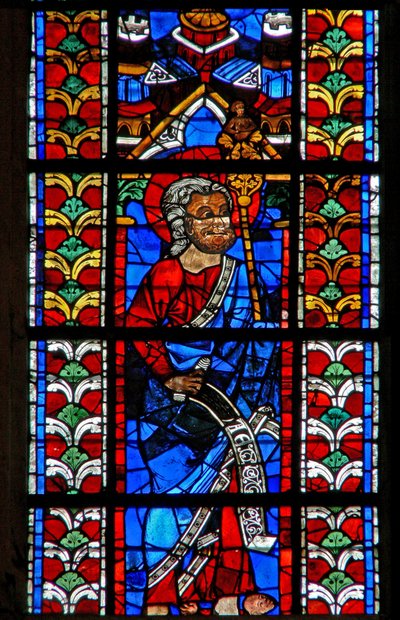 Fenster w211 mit St. Judas von French School