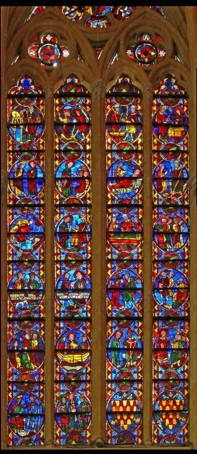 Fenster w213, Darstellung von St. Thomas und St. Stephan von French School