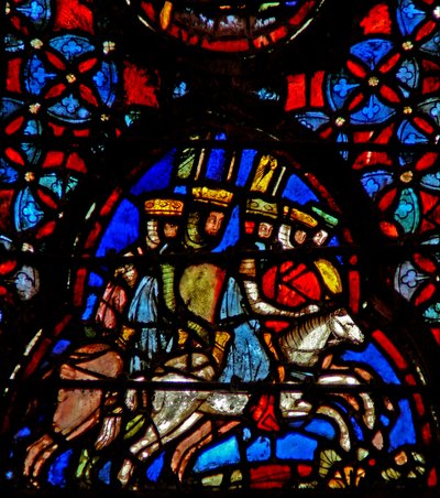 Die Amoriterkönige fliehen. Josua X 19-20 von French School