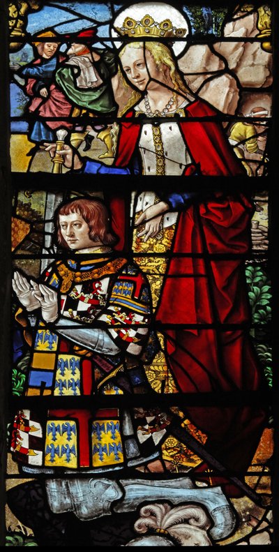 Fenster w4 mit der heiligen Francoise d