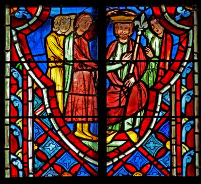 Gideon wird zum Herrscher ernannt. Richter VIII 22 von French School