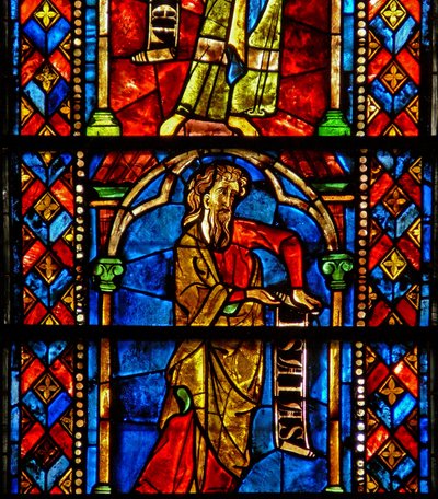Fenster w7, Prophet Jesaja am Baum Jesse von French School