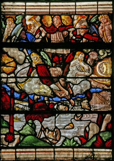 Fenster w9 mit dem Jüngsten Gericht - nach Albrecht Dürer von French School