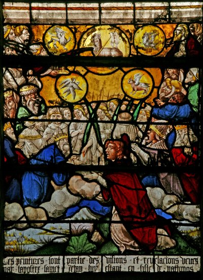 Fenster w9 mit dem Jüngsten Gericht - nach Albrecht Dürer von French School