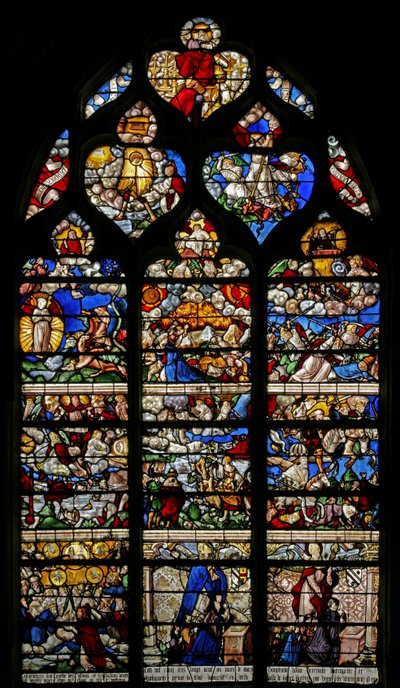 Fenster w9 mit dem Jüngsten Gericht - nach Albrecht Dürer von French School