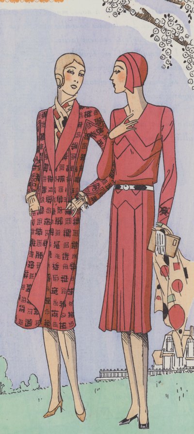 Damenmode der 1930er Jahre von Designer Premet von French School
