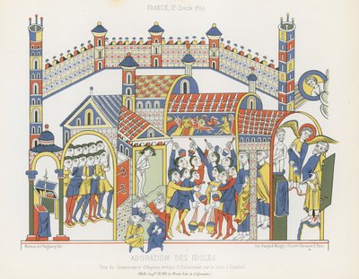 Götzenanbetung von French School