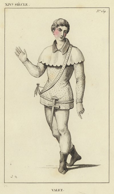 XIV Jahrhundert, Diener von French School