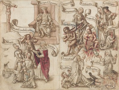 "Lösche die Spur des Topfes in der Asche" [fol. 32 verso / 33 recto] von French early 16th Century