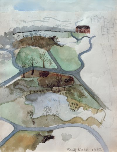 Blick auf den Central Park von Frida Kahlo