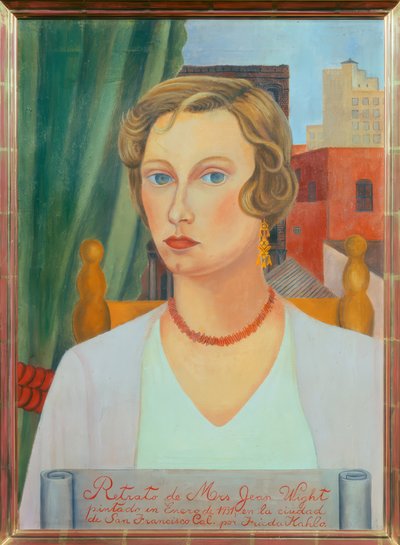 Porträt von Frau Jean Wight von Frida Kahlo