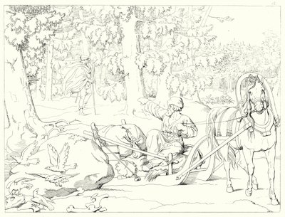 Illustration zu Schillers Lied von der Glocke von Friedrich August Moritz Retzsch