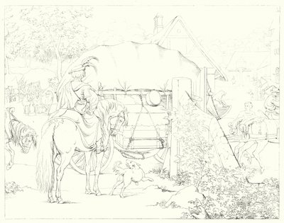 Illustration zu Schillers Lied von der Glocke von Friedrich August Moritz Retzsch
