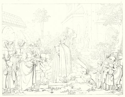 Illustration zu Schillers Lied von der Glocke von Friedrich August Moritz Retzsch