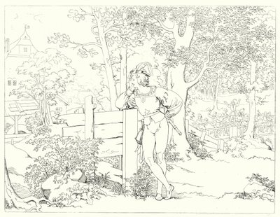 Illustration zu Schillers Lied von der Glocke von Friedrich August Moritz Retzsch