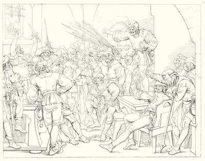 Illustration zu Schillers Lied von der Glocke von Friedrich August Moritz Retzsch