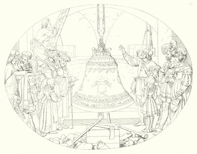 Illustration zu Schillers Lied von der Glocke von Friedrich August Moritz Retzsch