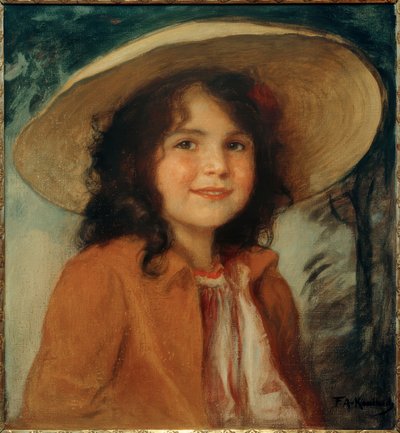 Bildnis Hedda, die Tochter des Künstlers von Friedrich August von Kaulbach