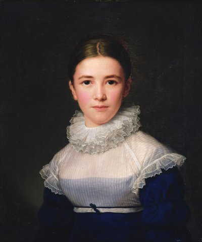 Porträt von Lina Groger, der Pflegetochter des Künstlers, 1815 von Friedrich Carl Groger