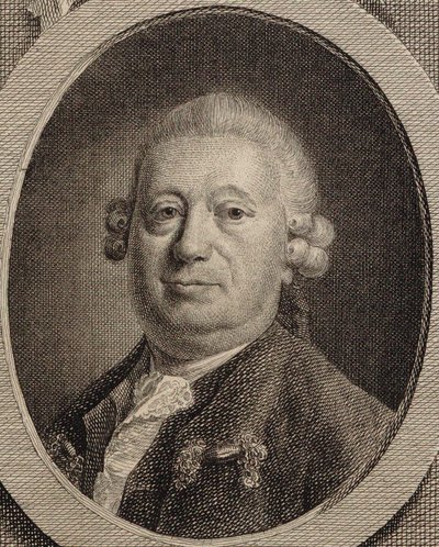 Porträt des Komponisten Johann Heinrich Rolle 1716-1785, 1780 von Friedrich Christian Gottlieb Geyser