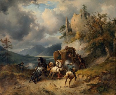 Der Raub von Friedrich Gauermann