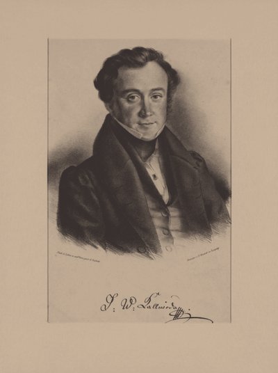 Porträt des Komponisten Jan Kalivoda 1801-1866 von Friedrich Gustav Schlick
