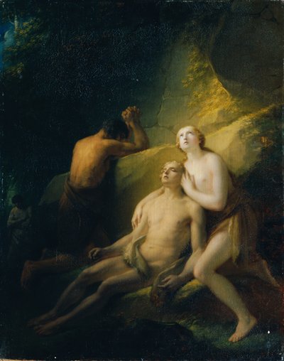 Adam und Eva betrauern den toten Abel von Friedrich Heinrich Fuger