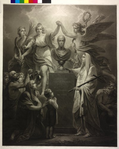 Apotheose des Kaisers Franz II. - Der Segen des Friedens von Friedrich Heinrich Fuger