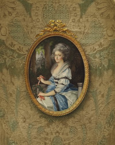 Porträt von Prinzessin Elisabeth Wilhelmine Louise, Tochter von Herzog Eugen von Württemberg, 1788 von Friedrich Heinrich Fuger