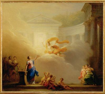 Die Musen der Komödie und Tragödie von Friedrich Heinrich Fuger