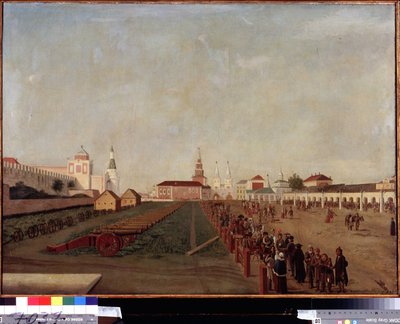 Der Rote Platz in Moskau von Friedrich Hilferding