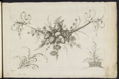 Feston aus Früchten, Blättern und Blumen von Friedrich Jacob Morisson