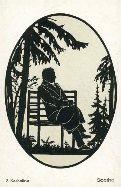 Johann Wolfgang von Goethe, deutscher Dichter und Schriftsteller von Friedrich Kaskeline