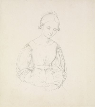 Porträt der Frau des Künstlers, Nina, ca. 1830 von Friedrich Overbeck