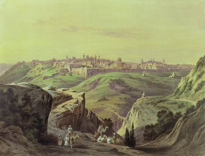 Blick auf Jerusalem von Friedrich Perlberg